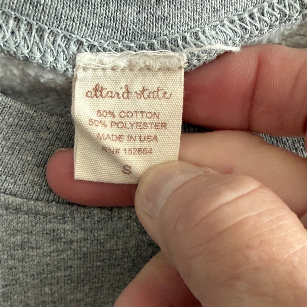 Altar'd State Gray Graphic Sweatshirt with Cowboys & Country Music Design - Picture 2 of 2